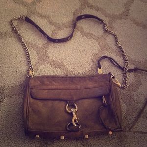 Rebecca Minkoff cross body beige/ brown bag